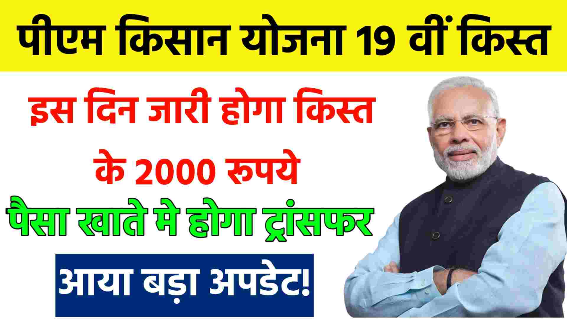 PM Kisan Yojana 19 Installment Date
